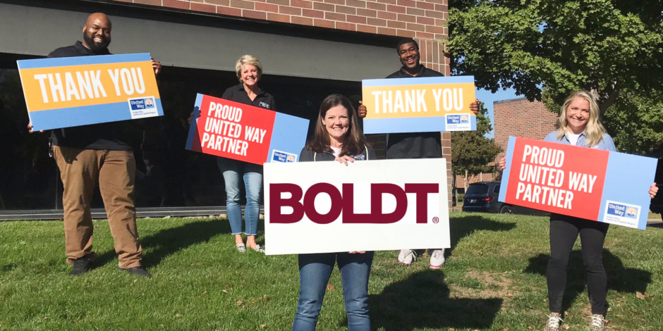 We Appreciate The Boldt Company!
