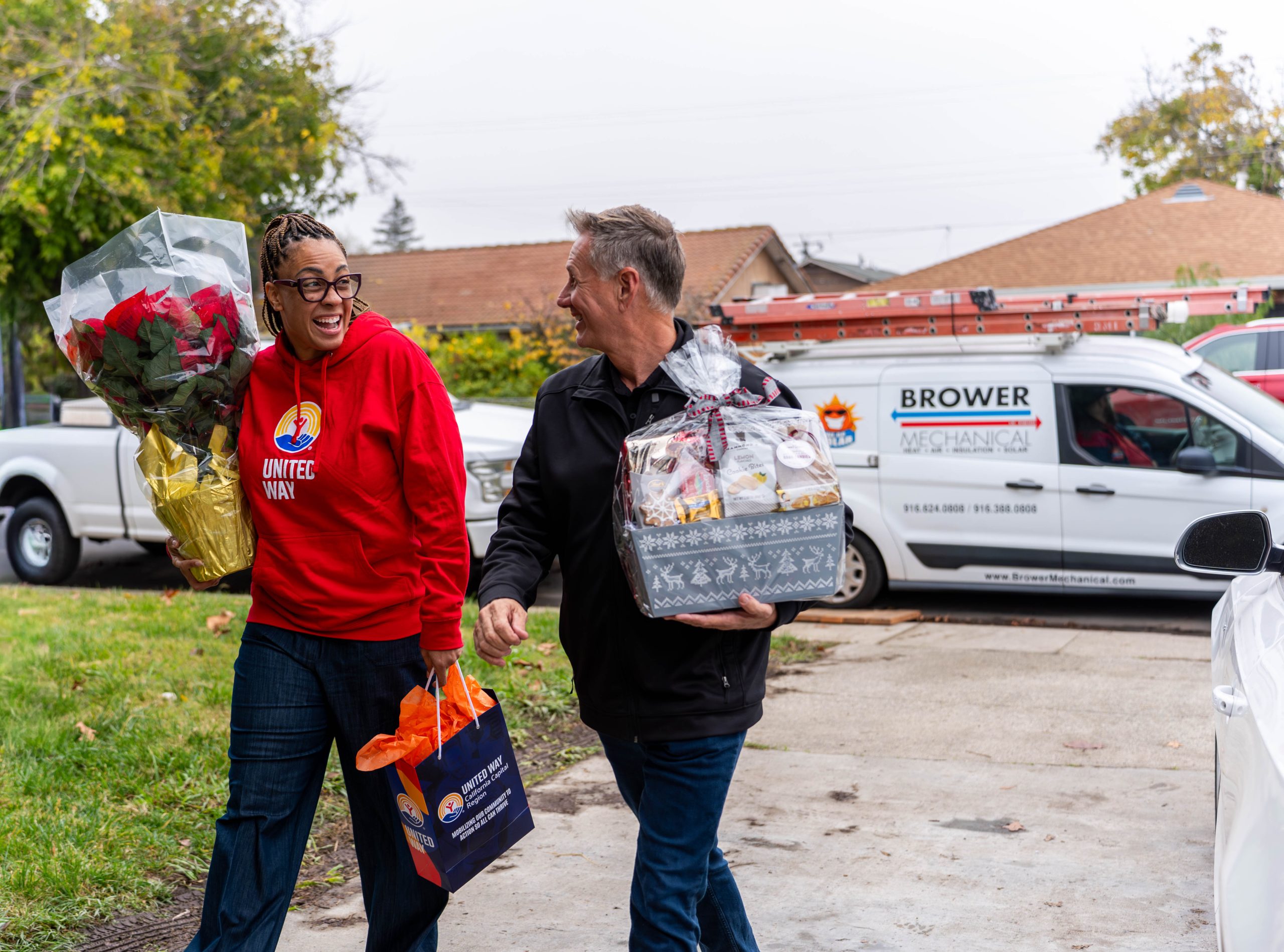 Bringing Warmth Home: Brower Mechanical and United Way Surprise Local Family This Holiday Season